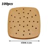 100 Piece Air Fryer Parchment Paper Liners Non Stick Disposable Air Fryer Accessories 1