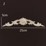 Vintage Carved Wood Appliques Decorative Wood Trim For Furniture And Home Decor 5