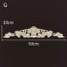 Vintage Carved Wood Appliques Decorative Wood Trim For Furniture And Home Decor 19