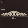 Vintage Carved Wood Appliques Decorative Wood Trim For Furniture And Home Decor 15
