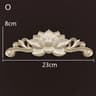 Vintage Carved Wood Appliques Decorative Wood Trim For Furniture And Home Decor 4