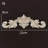 Vintage Carved Wood Appliques Decorative Wood Trim For Furniture And Home Decor 2