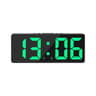 Voice Control LED Digital Alarm Clock With Temperature Display Snooze Mode 4