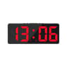 Voice Control LED Digital Alarm Clock With Temperature Display Snooze Mode 5