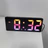 Voice Control LED Digital Alarm Clock With Temperature Display Snooze Mode 1