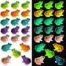 Mini Frog Figurines Luminous Resin Terrarium Garden Decor Set 0