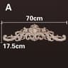 Decorative Wood Appliques Carved Furniture Onlay Trim Ornament 21