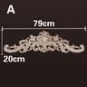 Decorative Wood Appliques Carved Furniture Onlay Trim Ornament 23