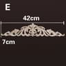 Decorative Wood Appliques Carved Furniture Onlay Trim Ornament 8