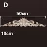 Decorative Wood Appliques Carved Furniture Onlay Trim Ornament 13