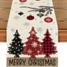 Retro Plaid Christmas Table Runner Festive Holiday Dining Decor 3