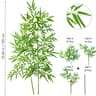 Artificial Bamboo Leaves Tall Fake Bamboo Plant Realistic Indoor Office Greenery Decor 14