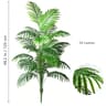 Artificial Palm Tree Large Tropical Plant Decor With Realistic Palm Leaves 24
