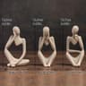 Minimalist Contemplation Sculpture Modern Abstract Human Decor Statue 2