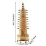 Feng Shui Wenchang Pagoda Tower Metal Statue Home Decor 1