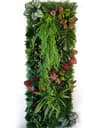 Artificial Plant Wall Panel Green Hedge Decor For Indoor Outdoor Spaces 3