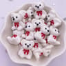 Kawaii Bear Figurines Resin Craft Embellishments Mini Bear Decorations Set 9