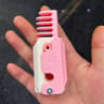 Carrot Fidget Toy 3D Printed Butterfly Style Stress Relief Gadget For Fun Desk Play 0