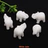 Crystal Elephant Figurine Mini Amethyst Stone Animal Decor For Healing And Home Display 2