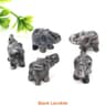 Crystal Elephant Figurine Mini Amethyst Stone Animal Decor For Healing And Home Display 28