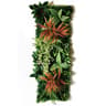 Artificial Boxwood Hedge Wall Panel Green Plant Backdrop Garden Decor 12