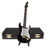 Mini Electric Guitar Model Wooden Musical Instrument Desk Decor Ornament 2