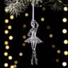 Clear Acrylic Christmas Ornaments Angel Hanging Transparent Tree Decorations 2