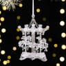 Clear Acrylic Christmas Ornaments Angel Hanging Transparent Tree Decorations 4
