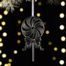 Clear Acrylic Christmas Ornaments Angel Hanging Transparent Tree Decorations 6