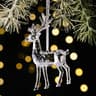 Clear Acrylic Christmas Ornaments Angel Hanging Transparent Tree Decorations 7