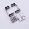 Glass Door Hinge Zinc Alloy Non Perforated Cabinet Glass Hinge Set Of 2 5
