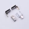 Glass Door Hinge Zinc Alloy Non Perforated Cabinet Glass Hinge Set Of 2 3