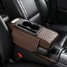 Car Armrest Cushion Center Console Pad With Storage Cup Holder And Tissue Box 6