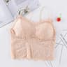 Lace Crop Top Sleeveless Sexy Bralette Summer Tank With Zipper Back 5