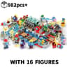 Werewolf Game Toy Anime Building Blocks Character Figure Set 2