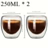 Double Wall Glass Cup Insulated Transparent Espresso Coffee And Tea Mug 1
