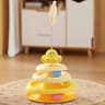 Interactive Three Layer Cat Ball Turntable Toy With Octopus Teaser Stick For Indoor Cats 7