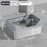 KEMORELA XL Stainless Steel Cat Litter Box With Lid 3