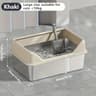KEMORELA XL Stainless Steel Cat Litter Box With Lid 2
