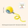 USB Rechargeable Automatic Rolling Cat Toy With Tail Teaser 8
