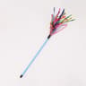 Colorful Cat Teaser Wand Toy With Soft Tube Line For Indoor Play 1