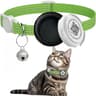 AirTag Cat Collar With QR ID Tag Reflective Breakaway Pet Tracker Holder 7