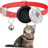 AirTag Cat Collar With QR ID Tag Reflective Breakaway Pet Tracker Holder 9
