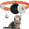 AirTag Cat Collar With QR ID Tag Reflective Breakaway Pet Tracker Holder 10