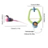 Interactive Door Hanging Cat Toy With Swinging Feathers And Replaceable Prey Attachments 2