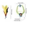 Interactive Door Hanging Cat Toy With Swinging Feathers And Replaceable Prey Attachments 6