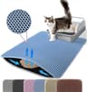 Double Layer Waterproof Cat Litter Mat For Non Slip Litter Box Floor Protection 4