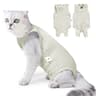 Professional Cat Recovery Suit For Abdominal Wounds And Cone Alternative Post Surgery Care 1