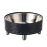 Raised Stainless Steel Pet Bowl With Water Ripple Stand For Cats And Dogs 4
