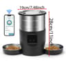 4L Smart Pet Feeder With Tuya App Water Dispenser And Dry Food Bowl 4